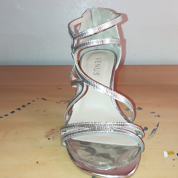 Metallic Cage Heels - Picture 4 of 4